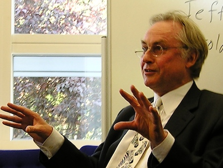 Photo credit: Julia Vitullo-Martin; Description: Richard Dawkins, lecturing at Templeton-Cambridge Journalism Fellowships Photo credit: Julia Vitullo-Martin; Description: Richard Dawkins, lecturing at Templeton-Cambridge Journalism Fellowships